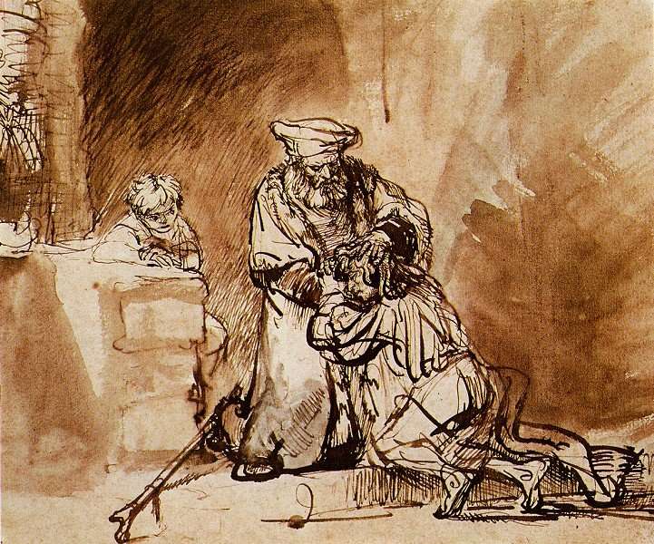 Рембрандт, "Блудный сын", 1642 год Как научиться прощать?